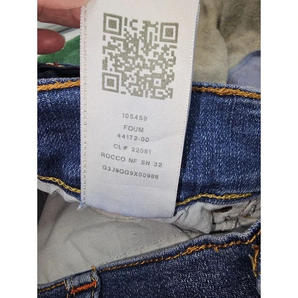 True Religion Men's Geno Slim Fit Straight Jeans, Size 34x32 Y2k
